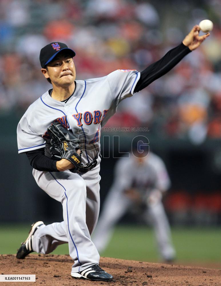 N.Y. Mets' Takahashi earns 5th win against Baltimore Orioles