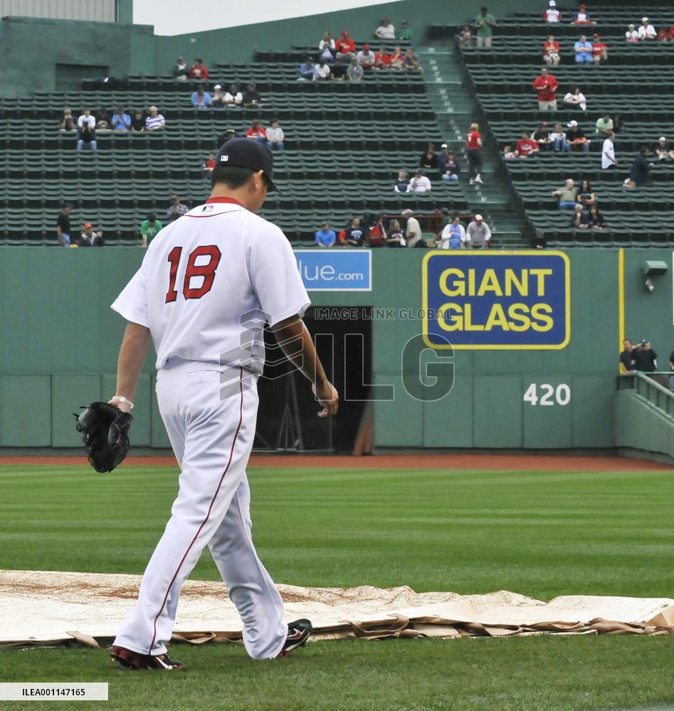 Boston Red Sox pitcher Matsuzaka placed on 15-day disabled list