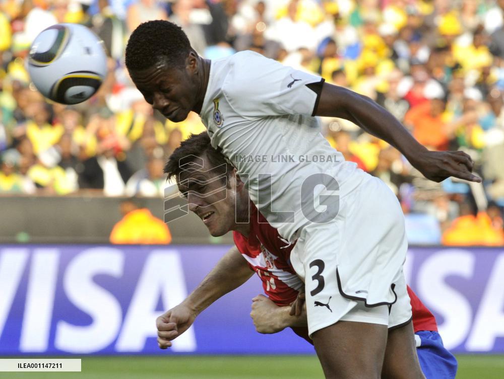 Ghana beat Serbia 1-0 in World Cup