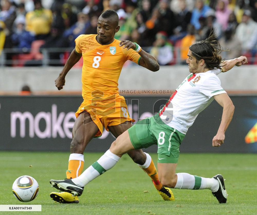 Ivory Coast draw 0-0 with Portugal in World Cup Group G match