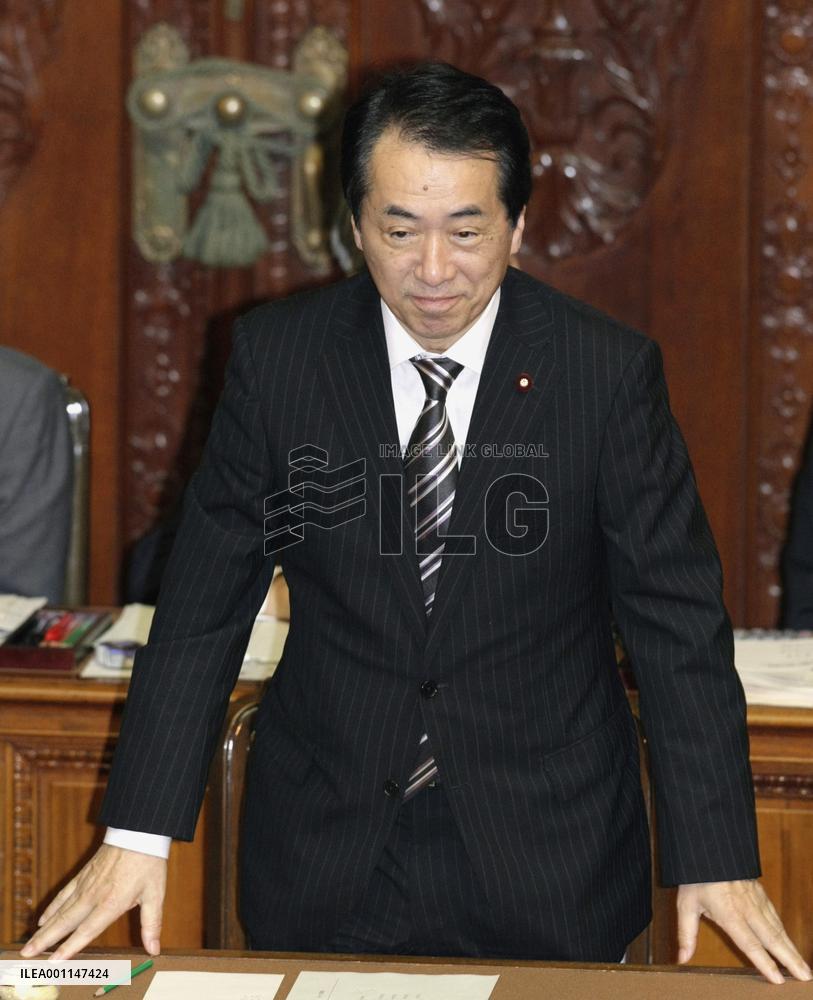 Diet rejects no-confidence motion against Kan's Cabinet