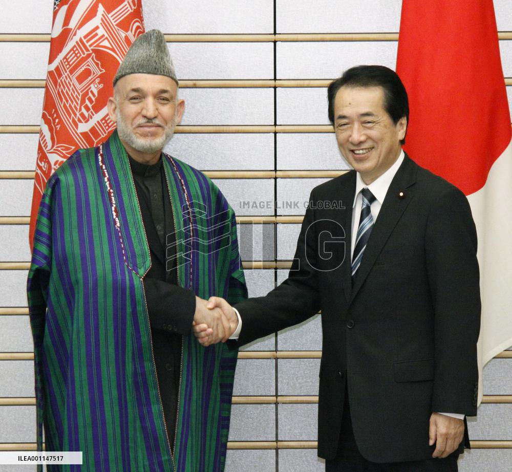 Kan urges Karzai to improve security, end corruption
