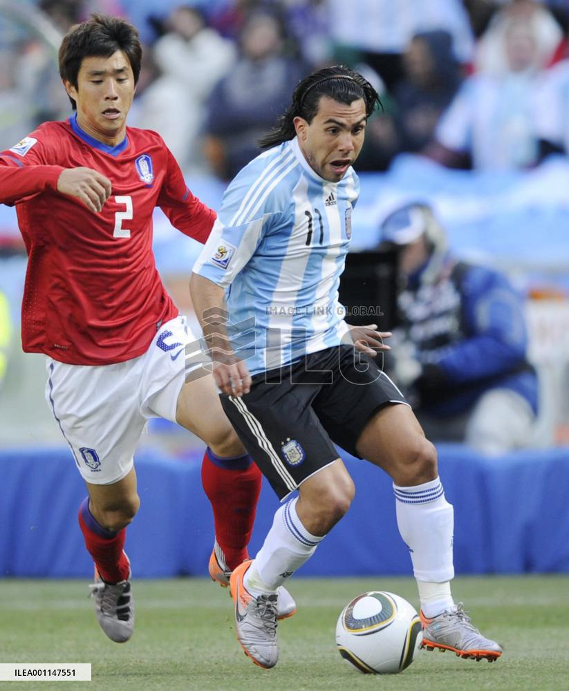 Argentina beat S. Korea 4-1 in World Cup Group B