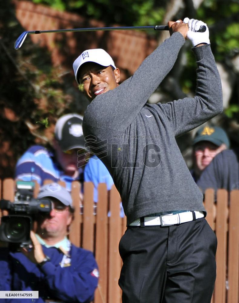 Woods at U.S. Open 1st round