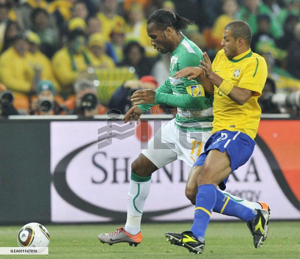 Brazil beat Ivory Coast 3-1 in World Cup Group G match