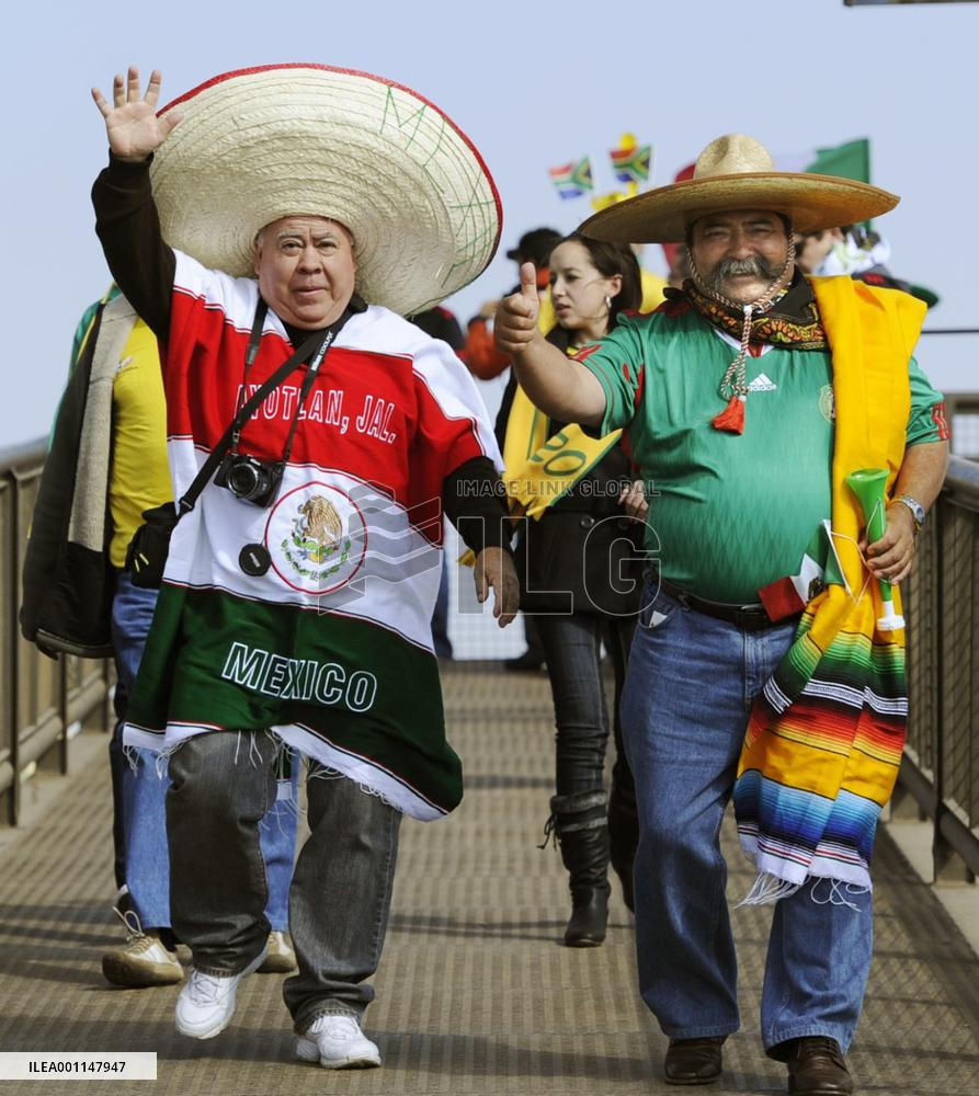 Supporters in World Cup matches