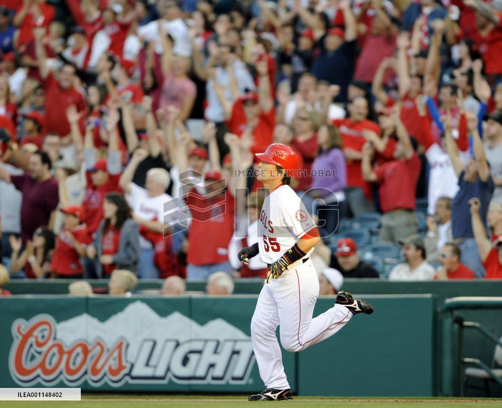 Angels' Matsui hits grand slam