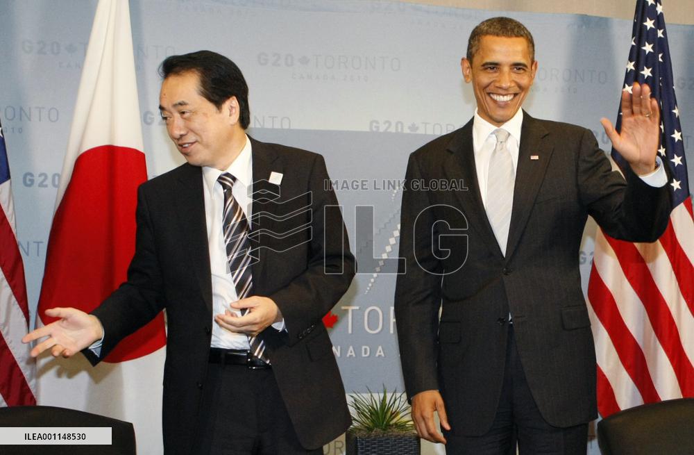 Kan, Obama meet in Canada
