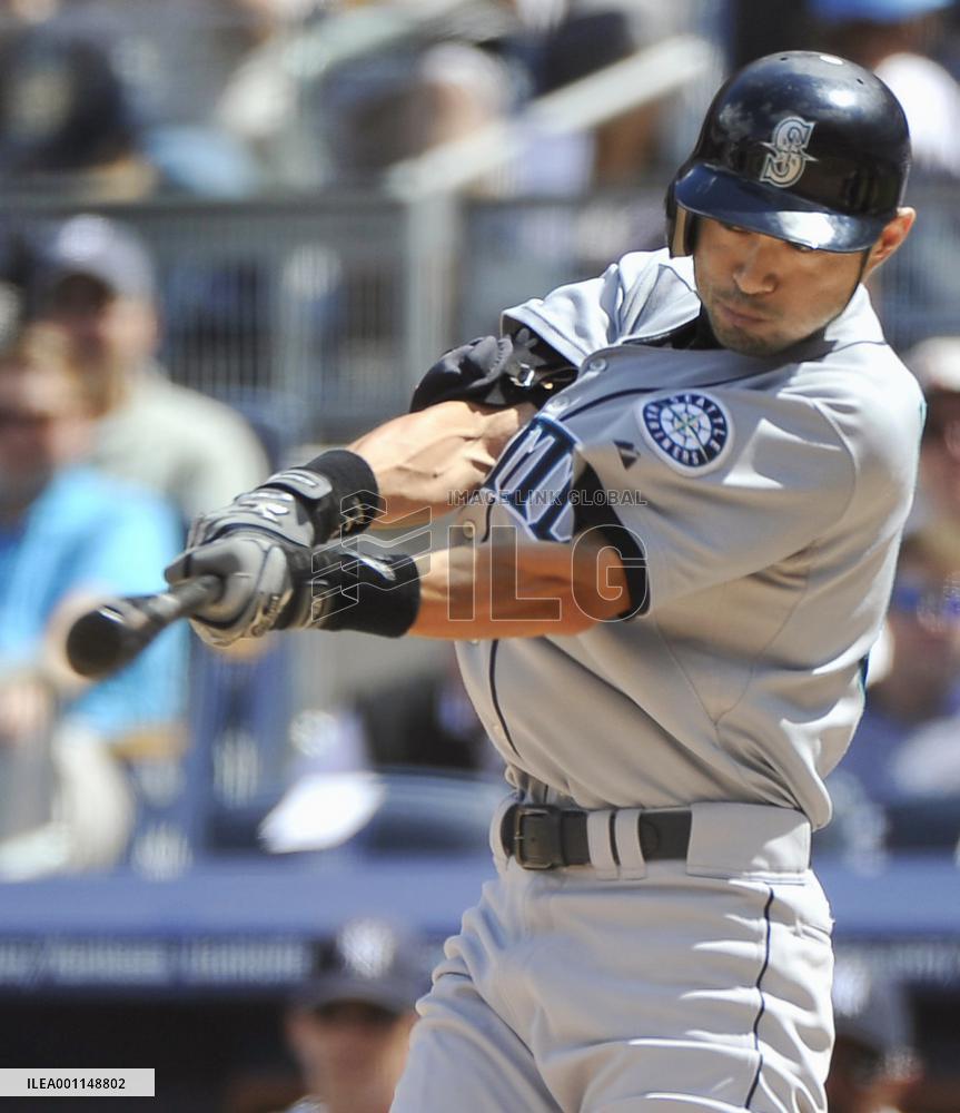 Mariners' Ichiro 1-for-4 against Yankees