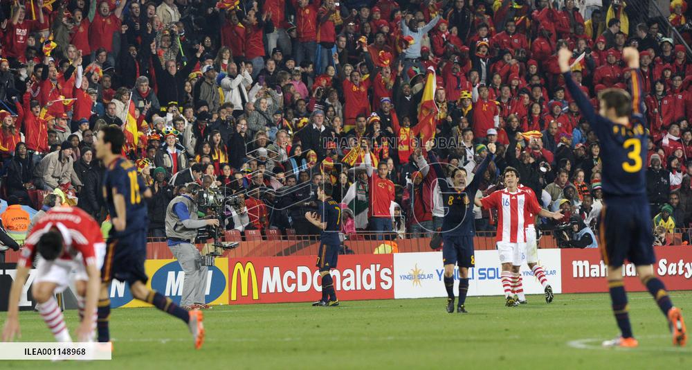 Spain beat Paraguay