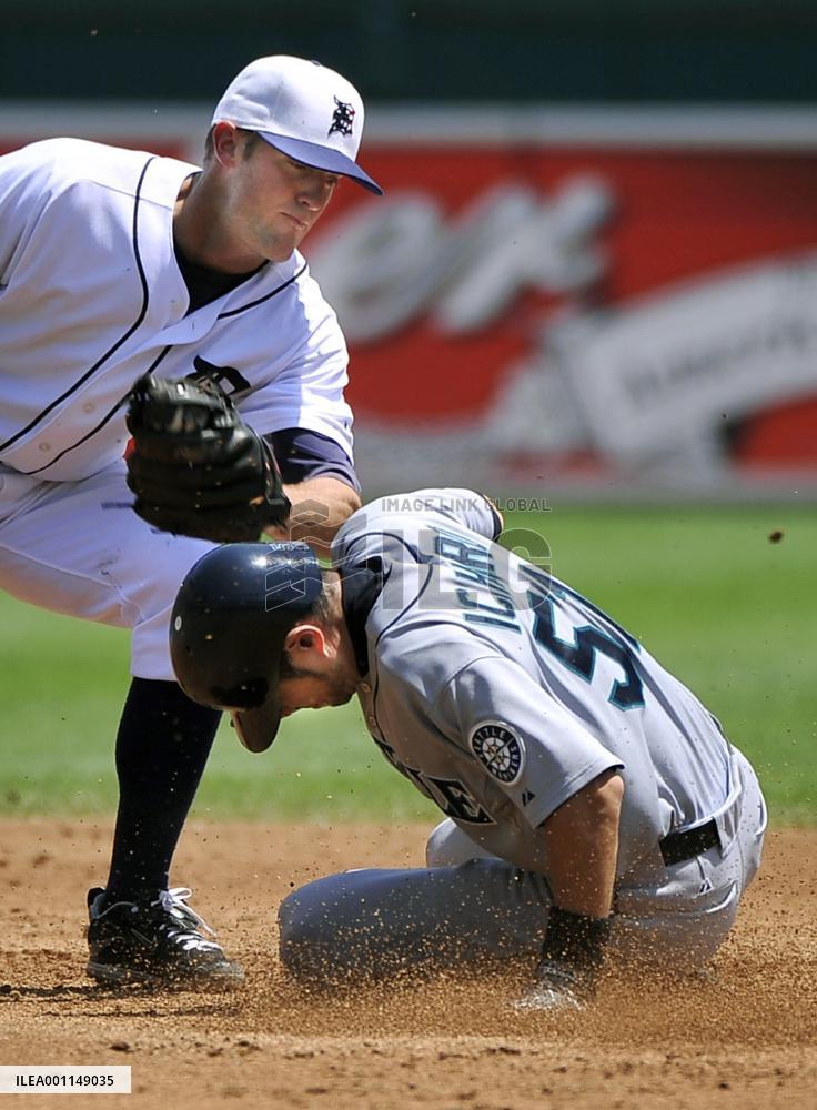 Seattle Mariners' Ichiro 1-for-5 against Detroit Tigers