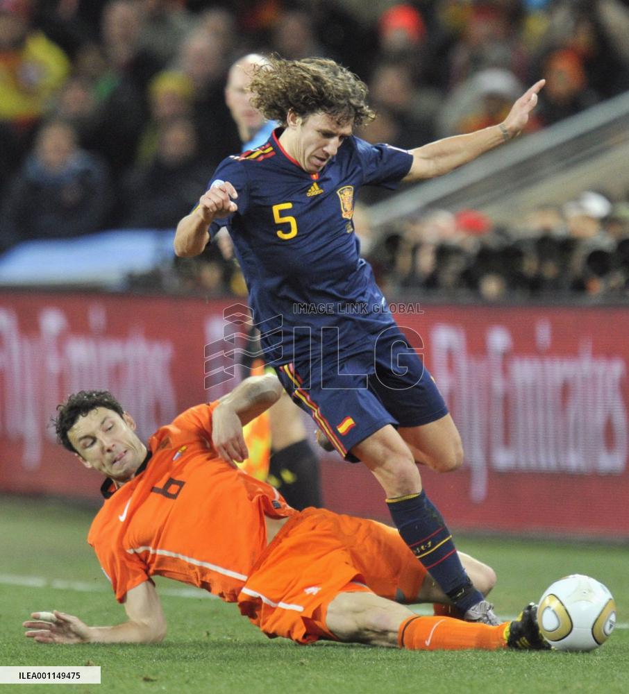 Spain beat Netherlands to win World Cup