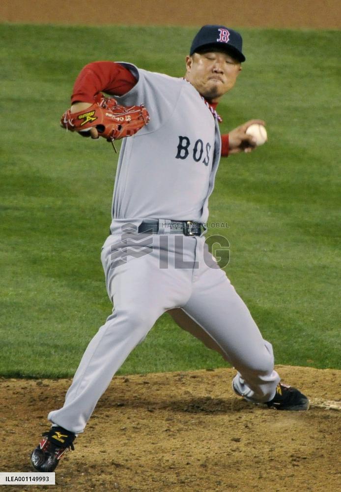 Red Sox's Okajima picks up win against Mariners