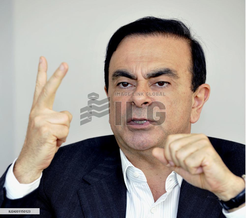 Nissan's Ghosn speaks about electric car strategy