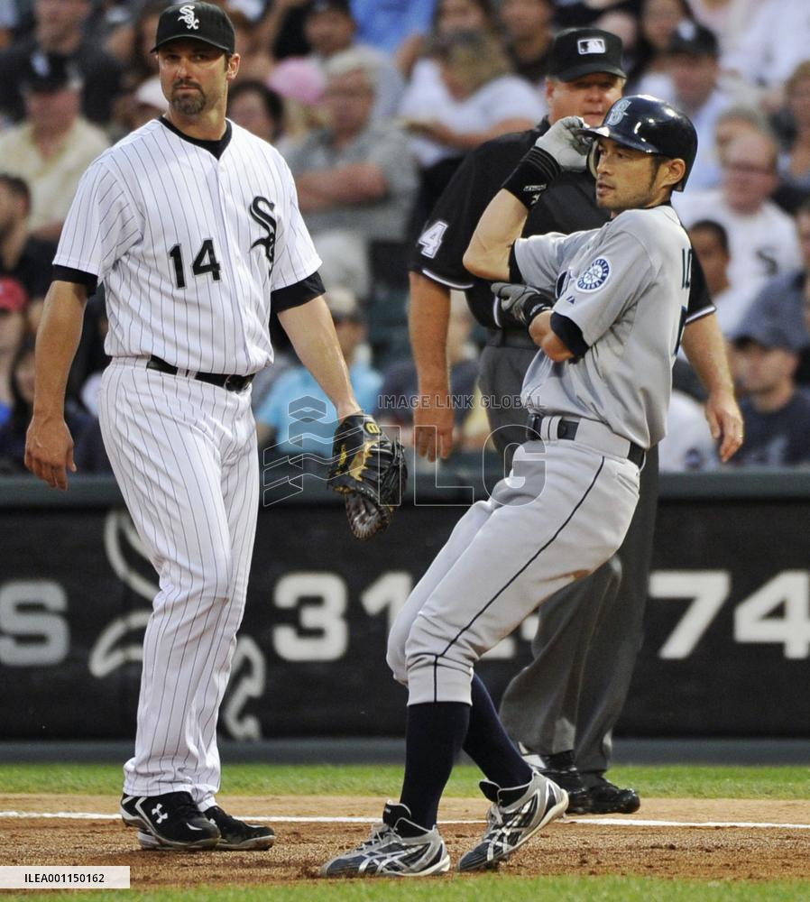 Mariners' Ichiro 2-for-5 against White Sox