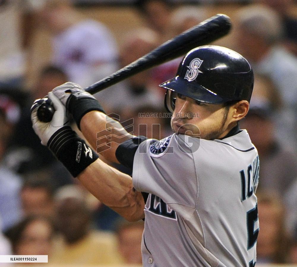 Ichiro 1-for-5 against Twins