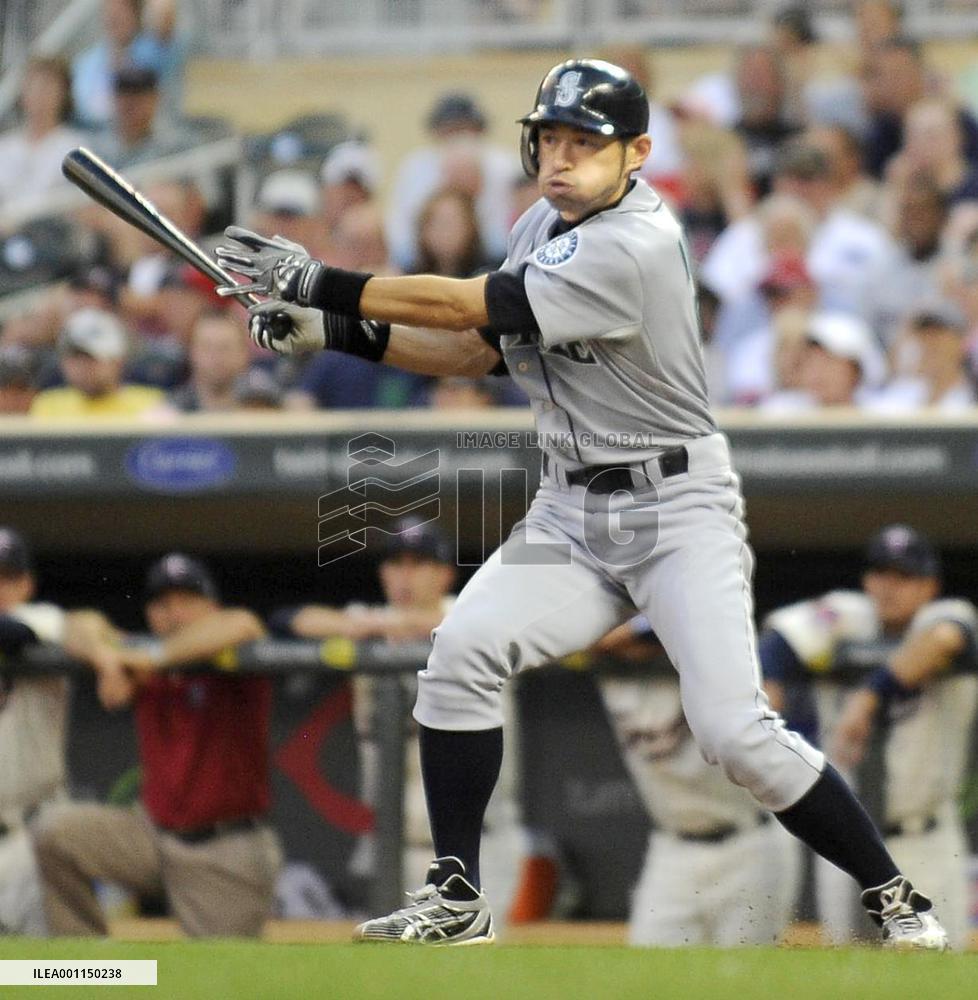 Ichiro 1-for-4 against Twins
