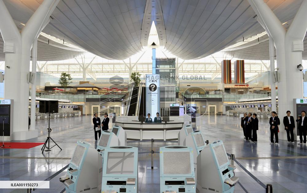 Haneda's new int'l terminal shown to media