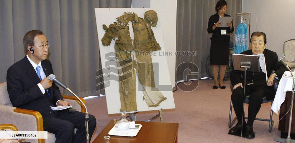 U.N. chief Ban in Hiroshima for A-bomb ceremony