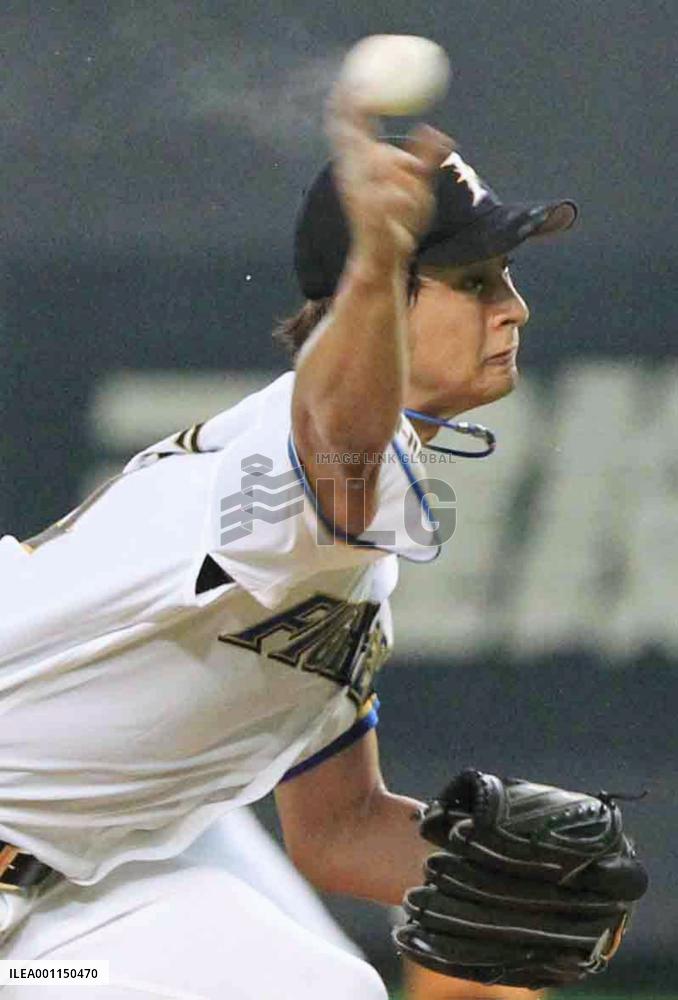 Fighters' Darvish earns 10th win of season