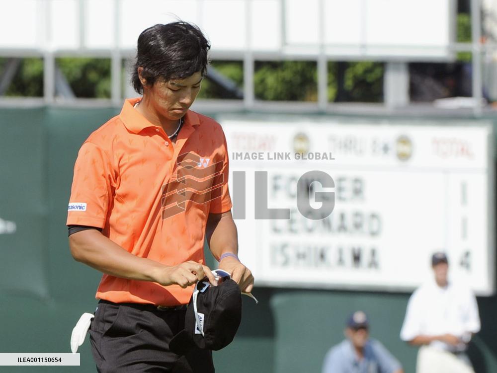 Ishikawa at 1st round of PGA Championship