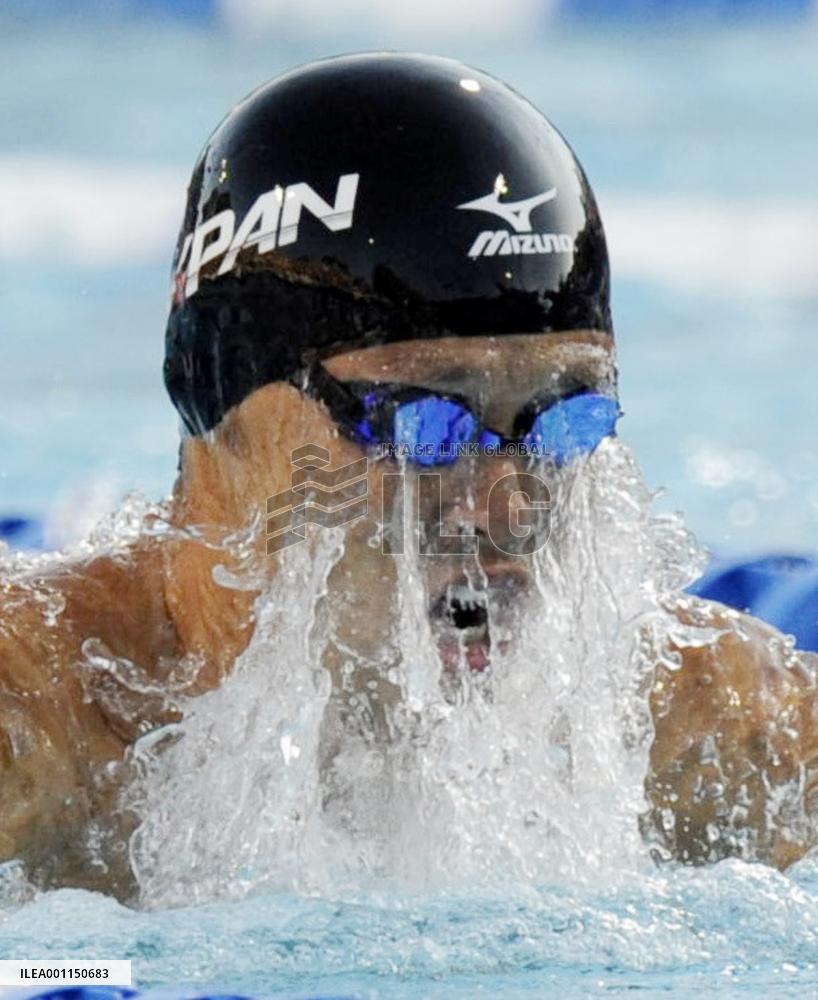Kitajima wins 100 breaststroke at Pan Pacs