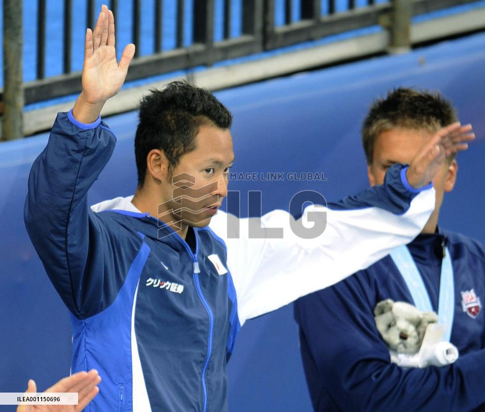 Kitajima wins 100 breaststroke at Pan Pacs