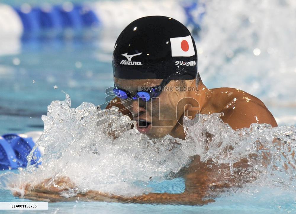 Kitajima wins 200 breaststroke at Pan Pacs