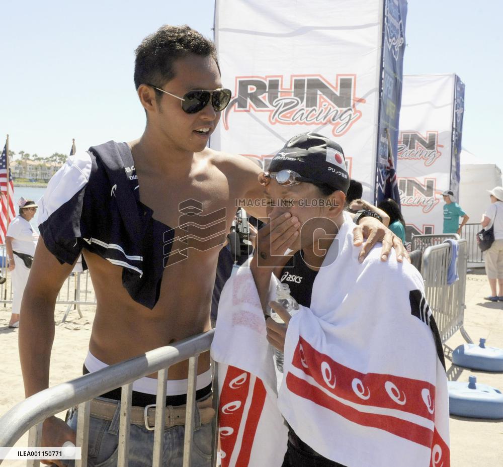 Kitajima consoles teammate at Pan Pacs