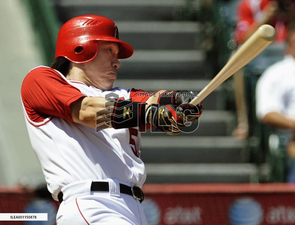 Matsui in Angels' victory