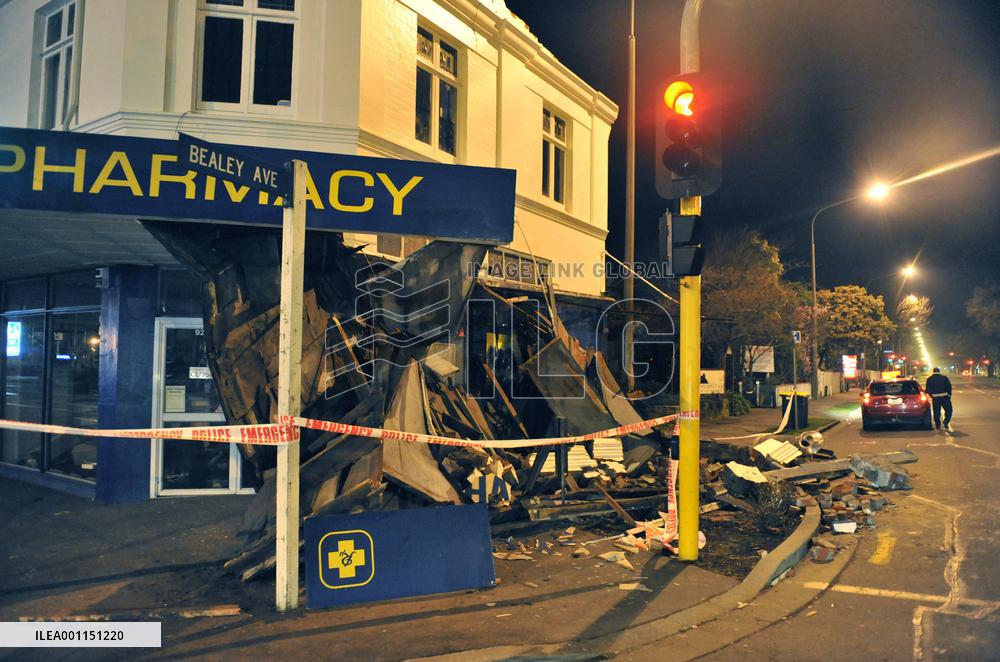 Quake in New Zealand's South Island