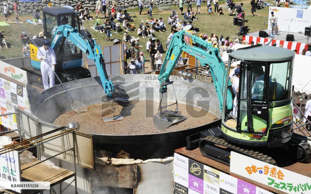Taro simmering festival in Yamagata