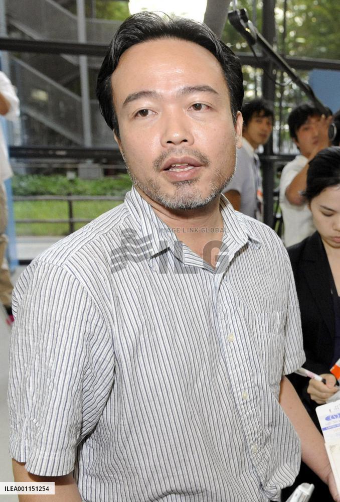 Freed journalist home