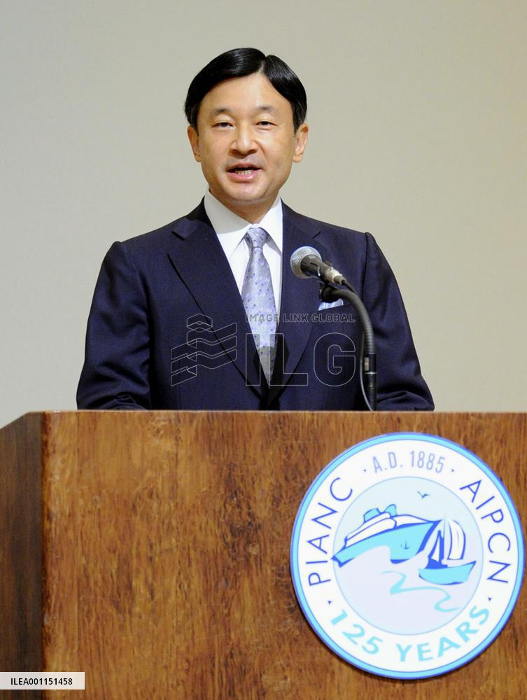 Crown prince at 125th anniv. of waterborne transport assn