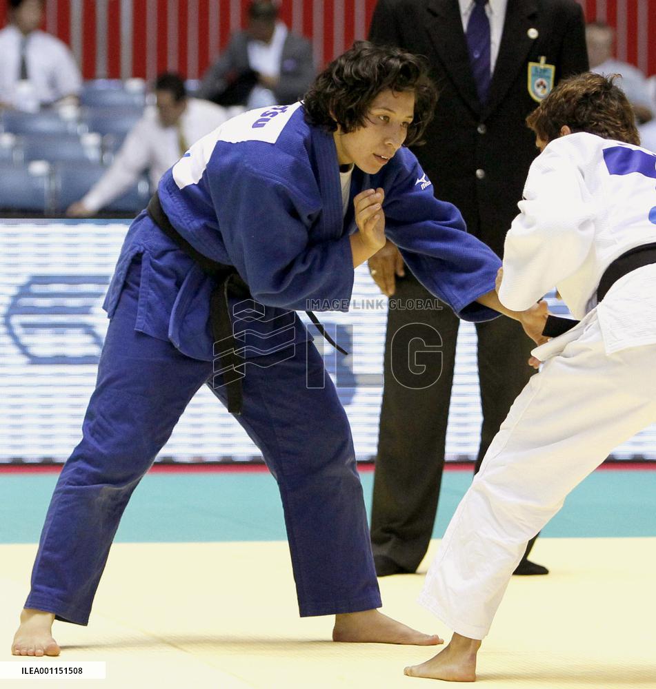 Afghani woman competes at judo c'ships