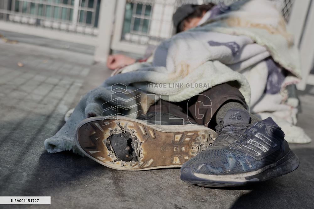 U.S.-LOS ANGELES-HOMELESS PEOPLE