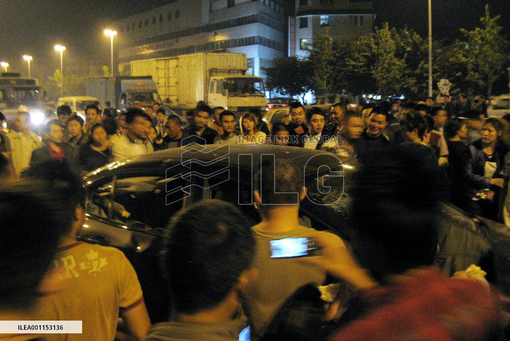 Anti-Japan protests in Mianyang, China
