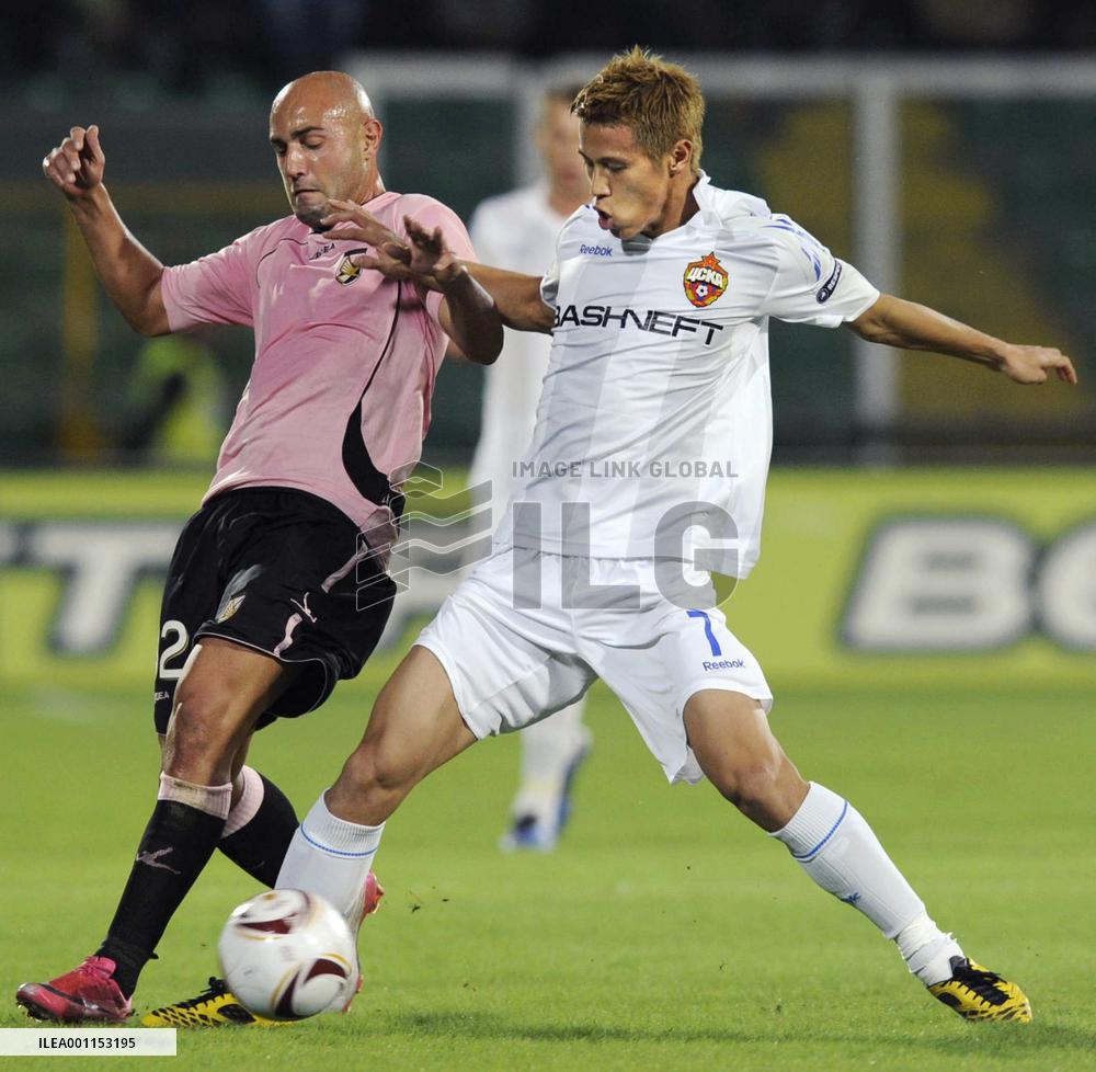 CSKA Moscow Honda against Palermo