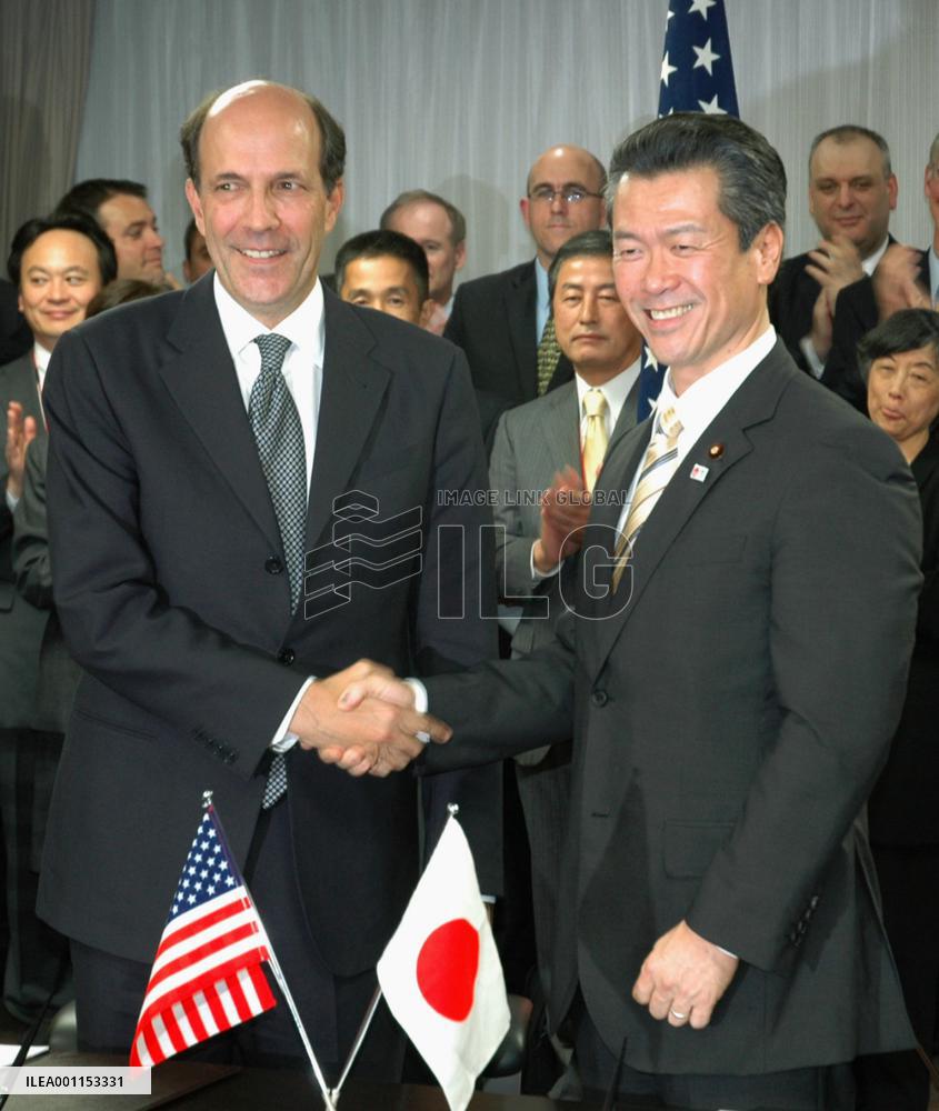 Japan, U.S. ink 'open skies' accord