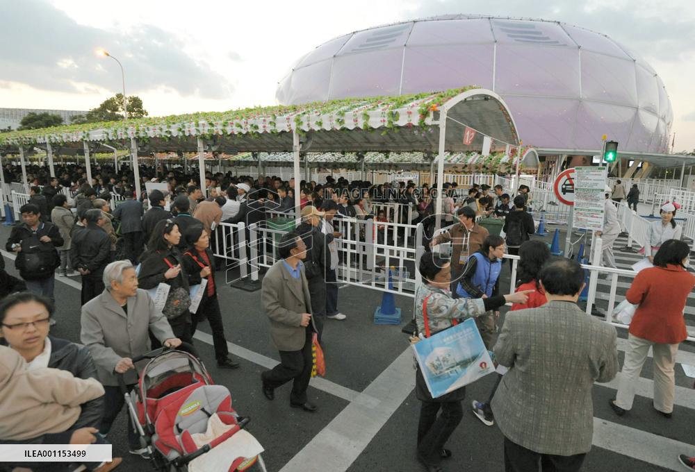 Shanghai Expo finishing