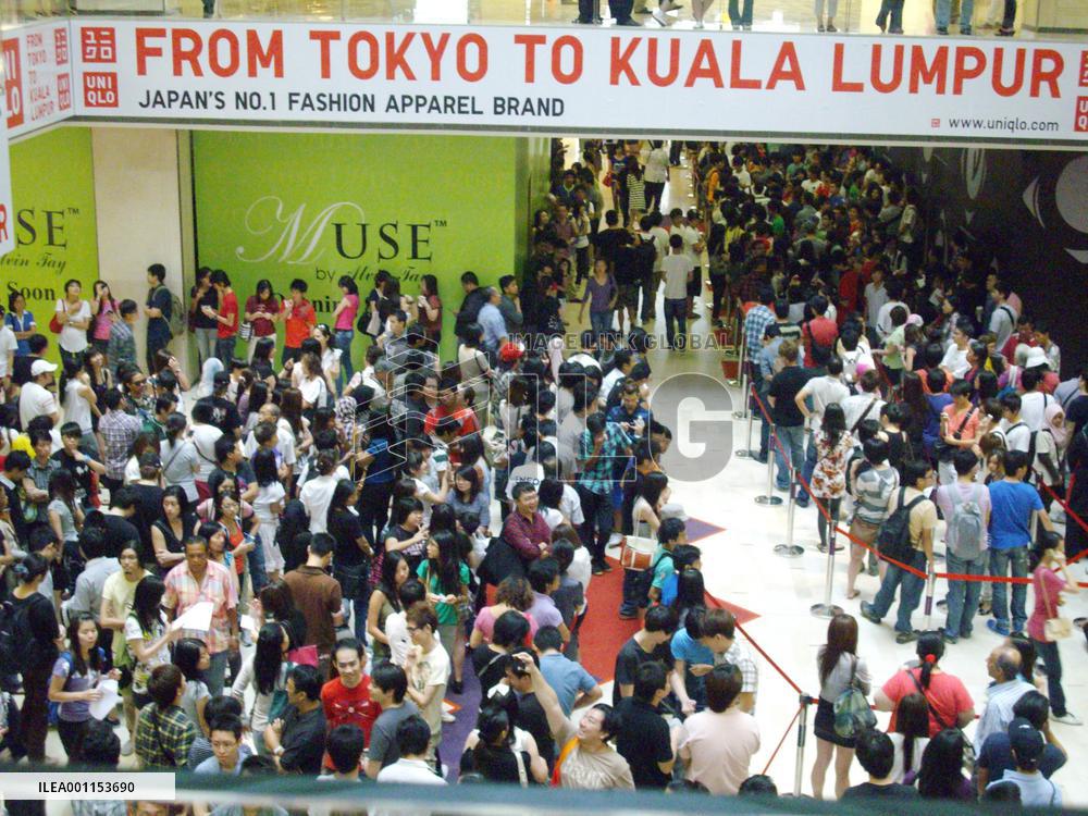 Uniqlo opens 1st store in Malaysia