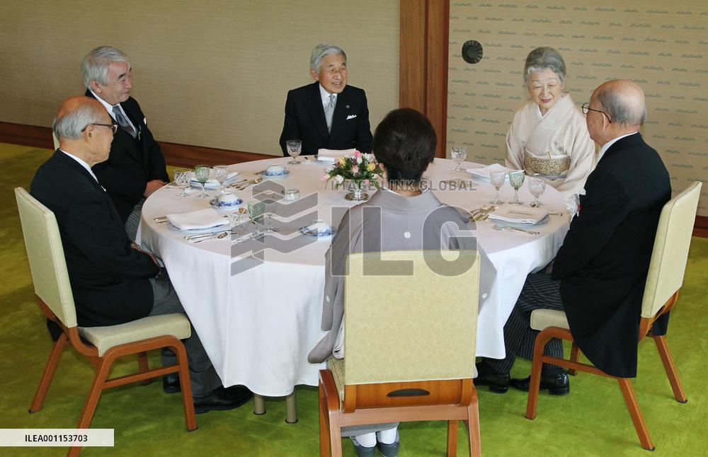 Culture award recipients at Imperial Palace