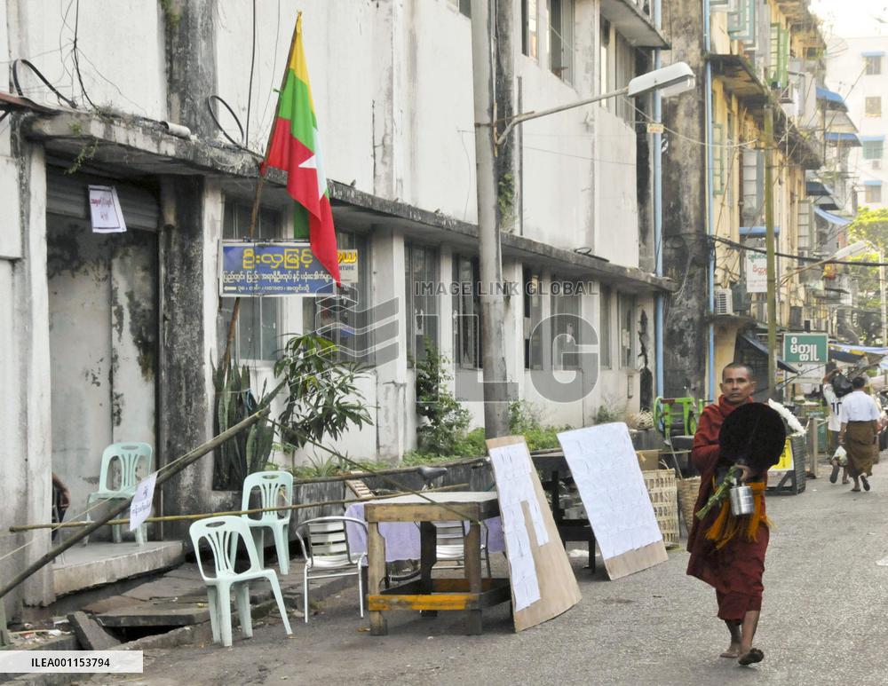 Myanmar holds 1st election in over 2 decades