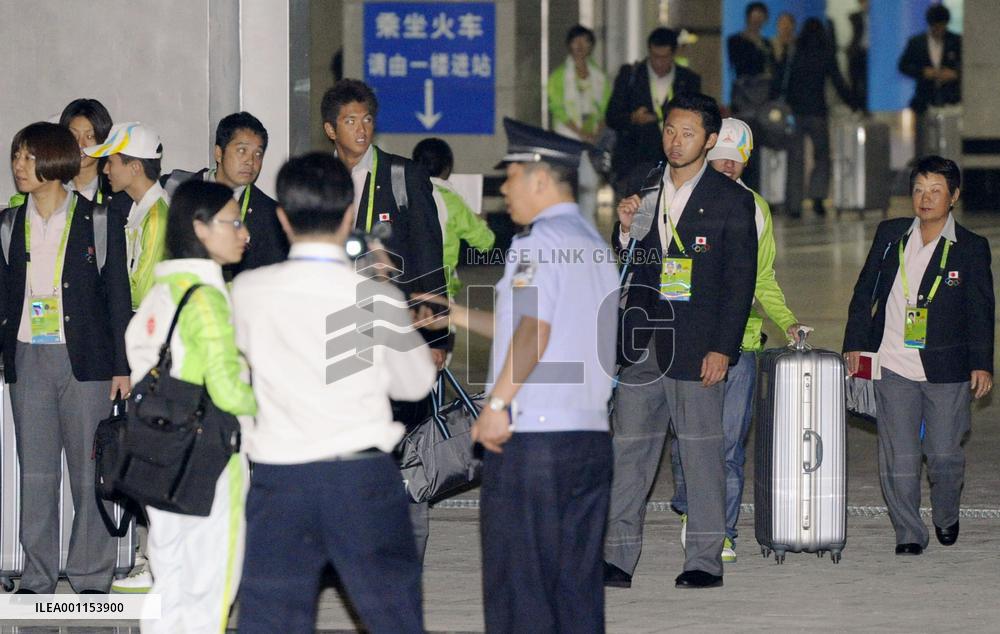 Japan Asian Games athletes in China