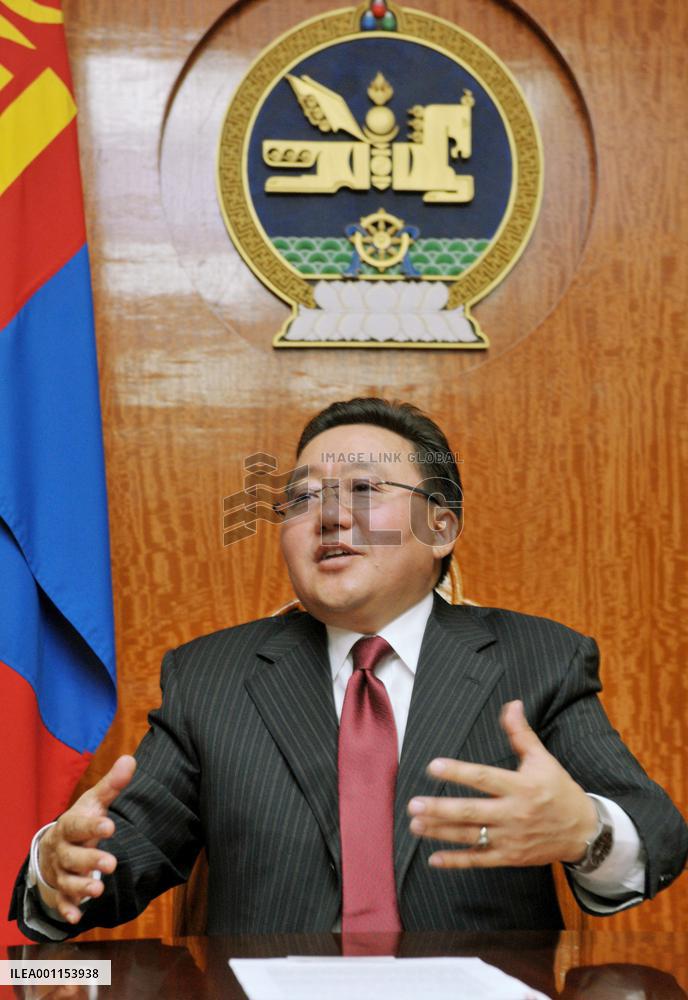 Mongolian President Elbegdorj