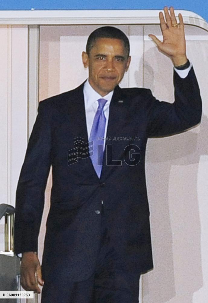 Obama arrives in Seoul for G-20 summit