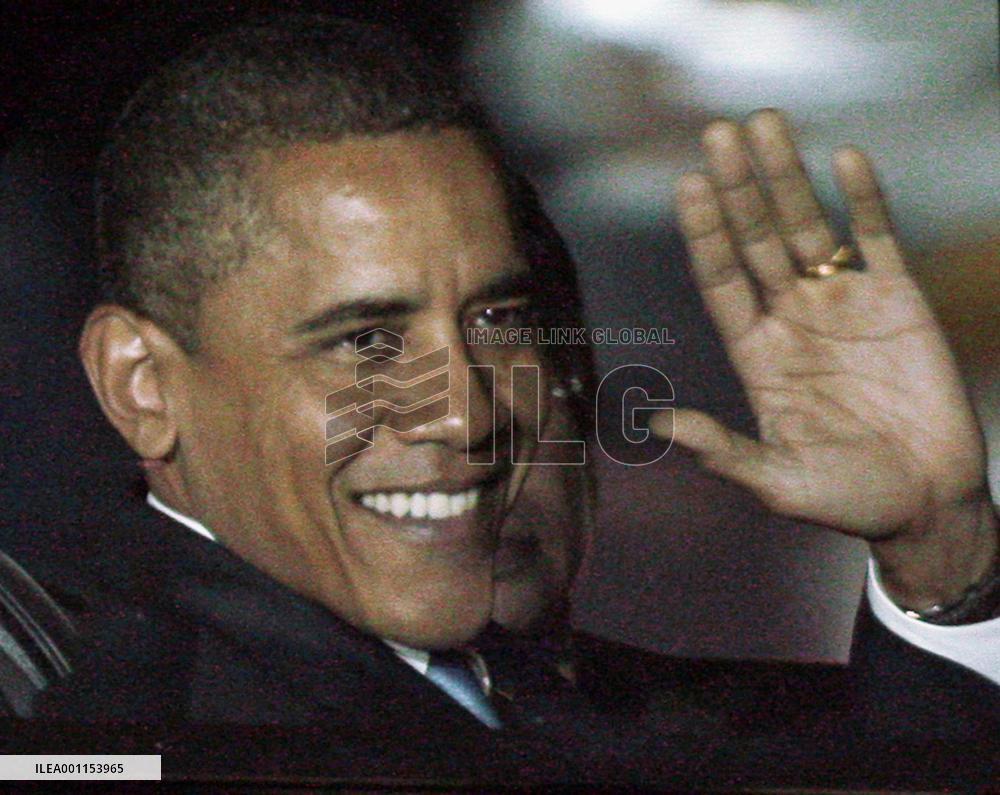 Obama arrives in Seoul for G-20 summit