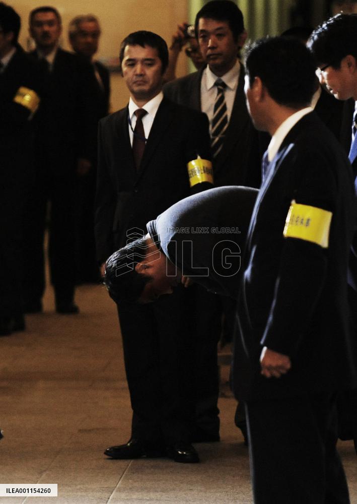 Coast Guard member appears in public