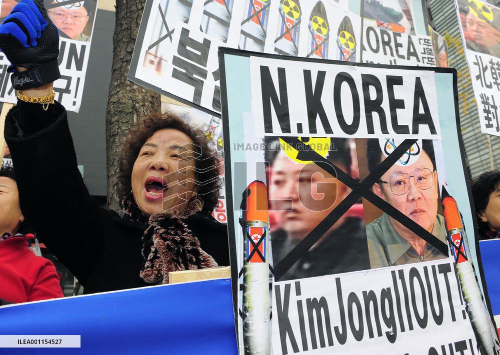 Anti-N. Korea rally in Seoul