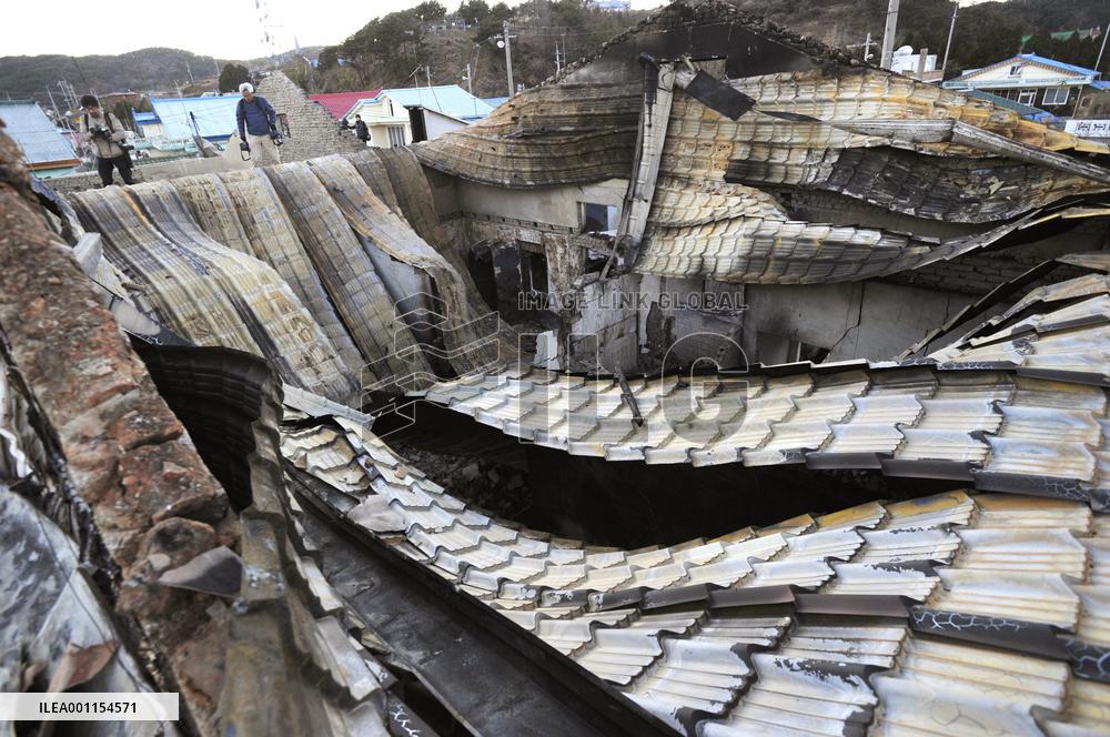 Aftermath of attack on Yeonpyeong Island